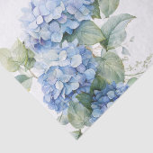 Chic Floral Blue Hydrangea Wedding  薄葉紙 (詳細)