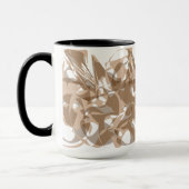 Chic Floral Design Mug マグカップ (左)
