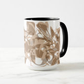 Chic Floral Design Mug マグカップ (正面右)