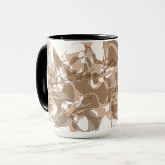 Chic Floral Design Mug マグカップ (正面左)
