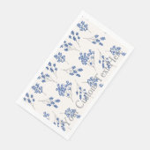 Chic Floral Personalized Wedding Event guest towel (コーナー)
