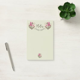 Chic Floral Post-it Notes for everyday use ポストイット