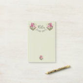 Chic Floral Post-it Notes for everyday use ポストイット (デスク上)