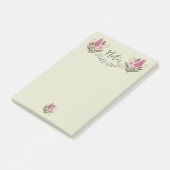 Chic Floral Post-it Notes for everyday use ポストイット (アングル)