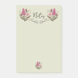 Chic Floral Post-it Notes for everyday use ポストイット