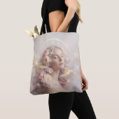 Chic Floral Tote Bag for Everyday Style トートバッグ (クローズアップ)