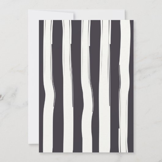 Chic Flower Cart Bridal Shower Invitation 招待状 (裏面)