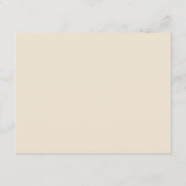 Chic Formal Ecru Scrollwork Border Wedding エンクロージャーカード (裏面)