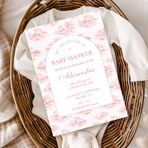 Chic French Toile Baby Shower