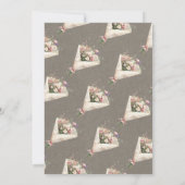 Chic Fresh Off the Market Floral Farmer's Market 招待状 (裏面)