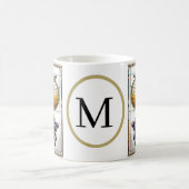 Chic Geometric Food & Monogram Coffee Mug コーヒーマグカップ (中央)