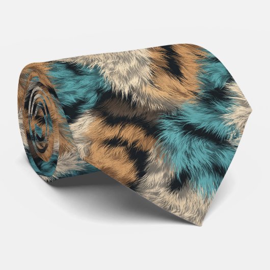 Chic Gift For Boyfriend Animal Print This pattern ネクタイ (ロール)