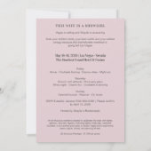 Chic Glam and Funny Disco Go-Go Dancer 招待状 (裏面)