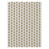 Chic Gold Class of 2026 Graduation Party テーブルクロス (正面)