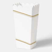 Chic Gold Class of 2026 Graduation Party Popcorn フェイバーボックス (裏面)