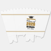 Chic Gold Class of 2026 Graduation Party Popcorn フェイバーボックス (見開き)