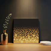 Chic Gold Glitter Leopard Print Pattern タイル