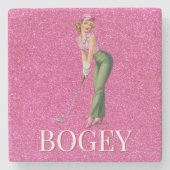 Chic Golf Gifts You'll Love ストーンコースター (正面)