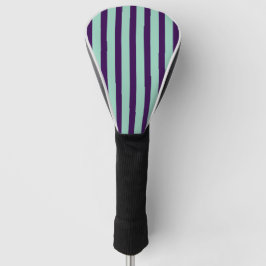 Chic Golf Head Cover with Bold Stripe Design ゴルフヘッドカバー
