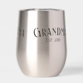 Chic Grandma Established Personalize Name Year (背面)