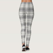 Chic Grey Tartan Leggings レギンス (裏面)