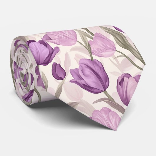 Chic Groomsman Gift Tulip ネクタイ (ロール)