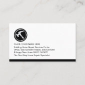 Chic Handyman Tools Tab 名刺 (裏面)