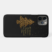 Chic Holiday Leopard Tree Design Case-Mate iPhoneケース (裏面(横))