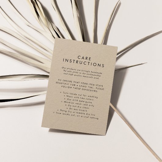 Chic Kraft Business Productの指気に示 エンクロージャーカード