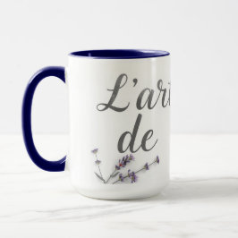 Chic L'Art de Vivre French Quote Home Decor マグカップ