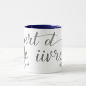 Chic L'Art de Vivre French Quote Home Decor マグカップ (中央)