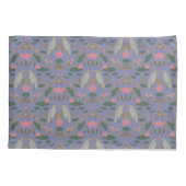 Chic lavender blue Heron Heritage Revival 枕カバー (裏面)