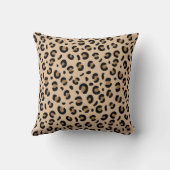Chic Leopard Print クッション (裏面)