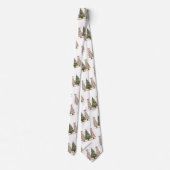 Chic leopard print Christmas gift for him style  ネクタイ (裏面)