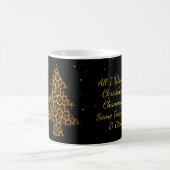 Chic Leopard Tree Holiday Mug コーヒーマグカップ (中央)