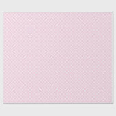Chic Light Pink & White 60th Birthday Wrapping ラッピングペーパー (フラット)