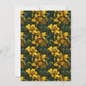 Chic Lilies Charm 60Th Birthday 招待状 (裏面)