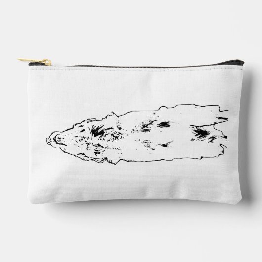 Chic lines, golden form アクセサリーポーチ (正面)