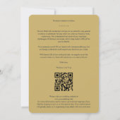 Chic Love Quote Elegant Modern 4 -Photo Wedding セーブザデート (裏面)