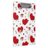 Chic Love-Themed Valentine’s Day Gift Red Heart クリップボード (右)