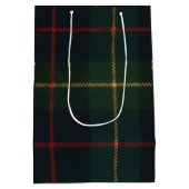 Chic Luxury Teddy Bear Baby Shower  ミディアムペーパーバッグ (裏面)