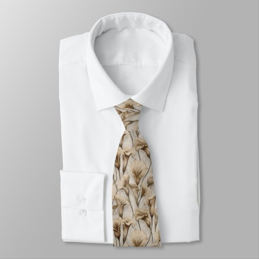 Chic Menswear Ties Calla Lilies ネクタイ (タイ)
