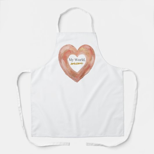 Chic Minimalist Mother's Day Apron エプロン (正面)