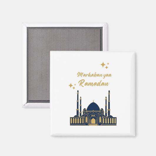 Chic Modern Minimal Ramadan Greeting マグネット (正面/裏面)