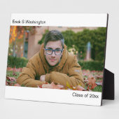 Chic Modern Minimalist Graduate Photo Desktop  フォトプラーク (側面)