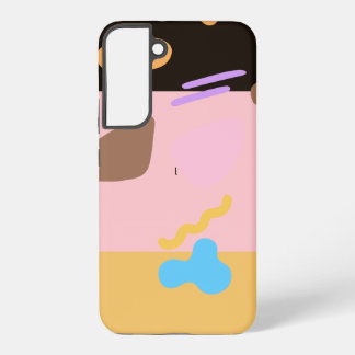 Chic Modern Pink  Teal  Brush Samsung Galaxy S10 S22+ケース