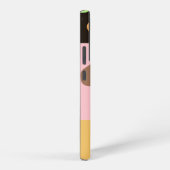 Chic Modern Pink  Teal  Brush Samsung Galaxy S10 Galaxyケース (右側面)