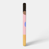 Chic Modern Pink  Teal  Brush Samsung Galaxy S10 Galaxyケース (左側面)