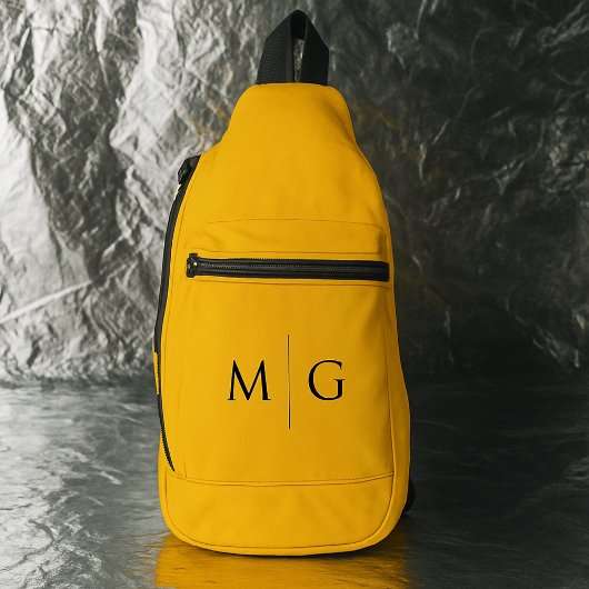 Chic Monogrammed Crossbody Shoulder Bag スリングバッグ