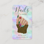 Chic Nail Salon Manicurist Artist Stylish Opal 名刺 (正面)